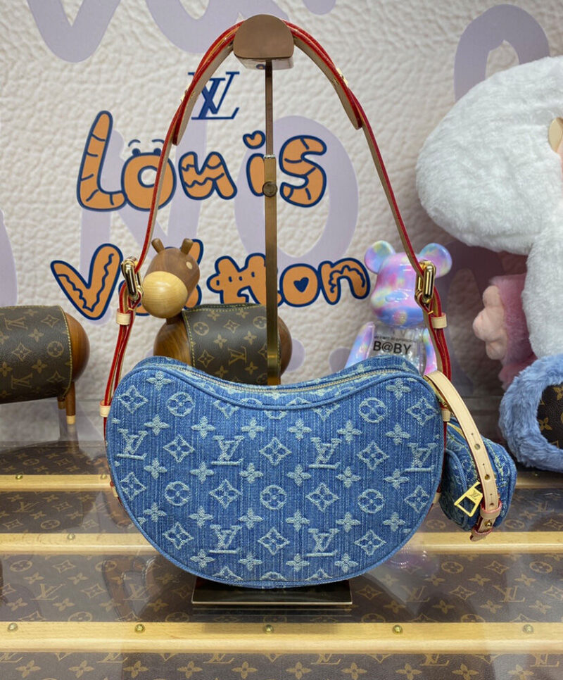 Louis Vuitton Croissant MM M46856 Blue